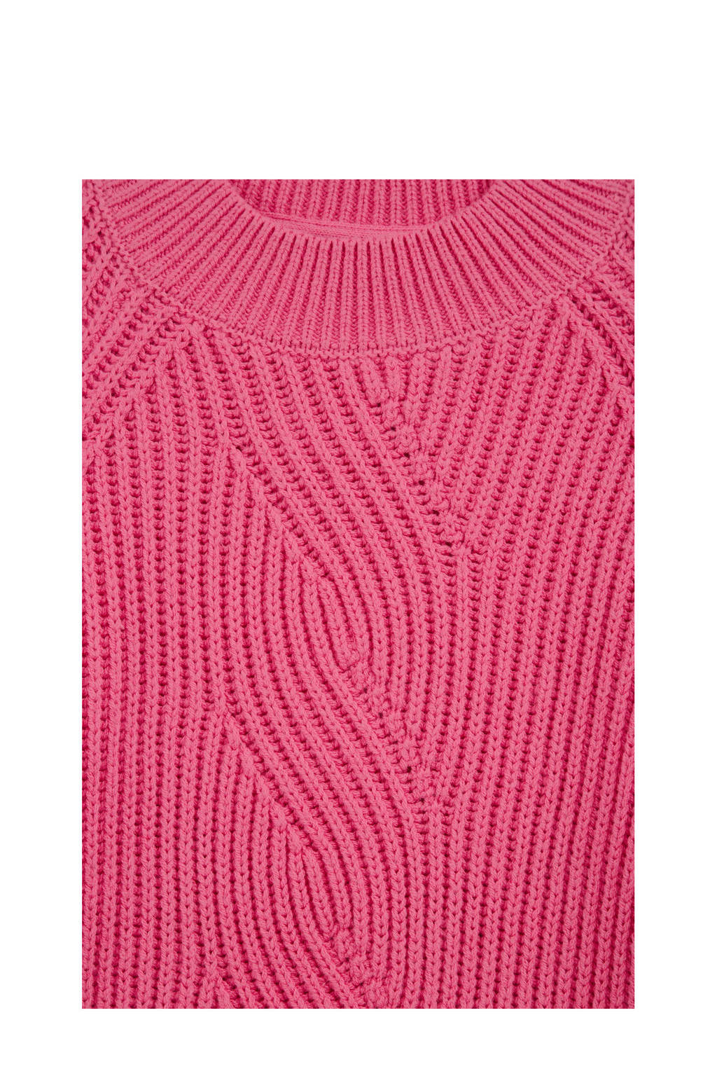 WE Fashion gebreide trui roze