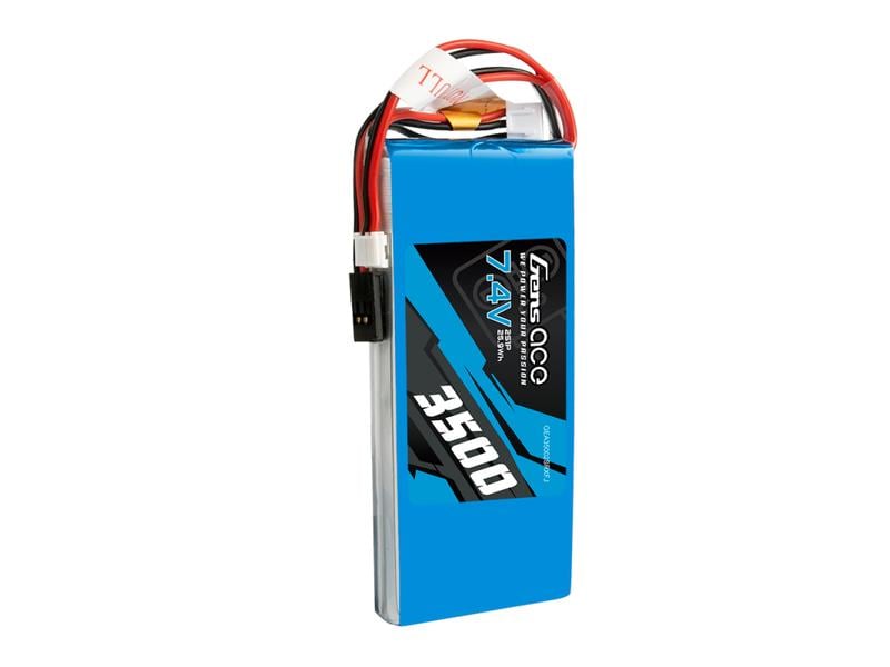 Gens ace RC-Akku LiPo 3500 mAh 7.4 V 1C RX/TX 2S LiPo Akku für Sender und Empfänger