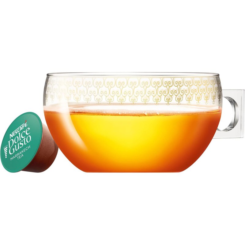 Capsules de thé vert menthe sucré Nescafé Dolce Gusto Marrakech - Boîte de 16