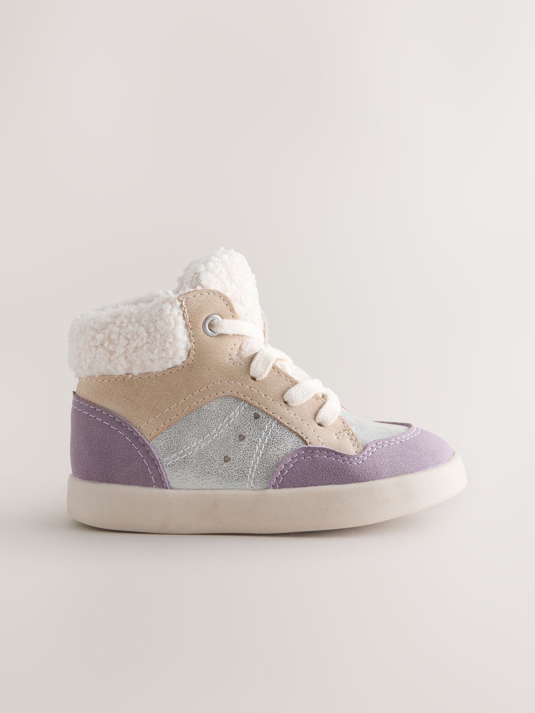 Multi - Met borg gevoerde hoge sneakers