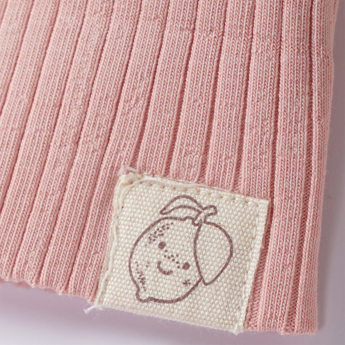 Topomini Pure Collection Baby Leggings mit Rippstruktur zartrosa