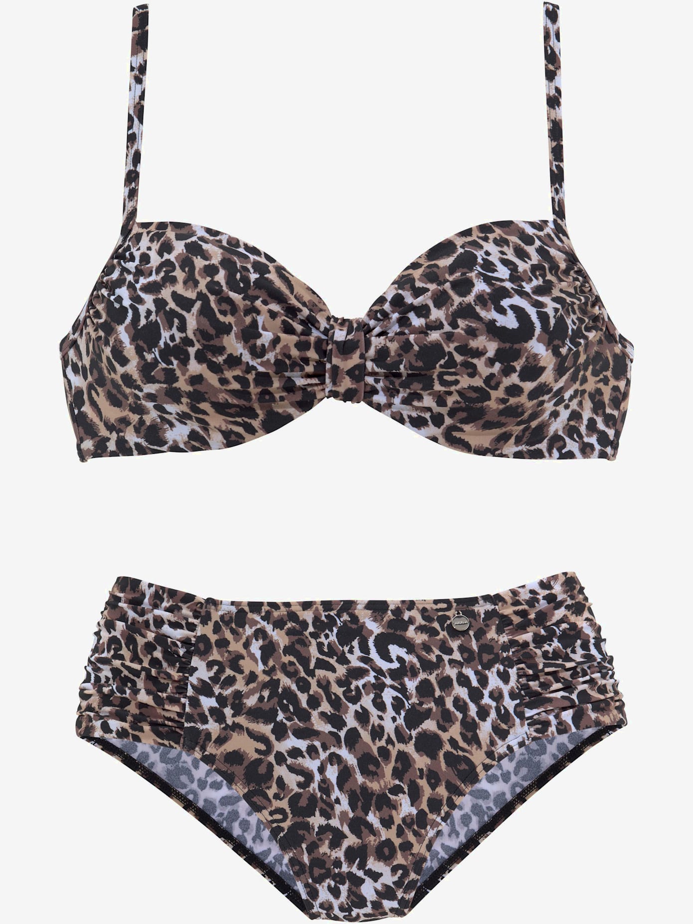 Maillot de bain à armatures imprimé animal sauvage