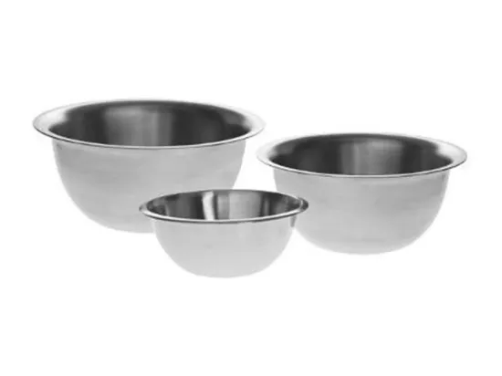 Lot de 3 Bols à Mixer Inox 