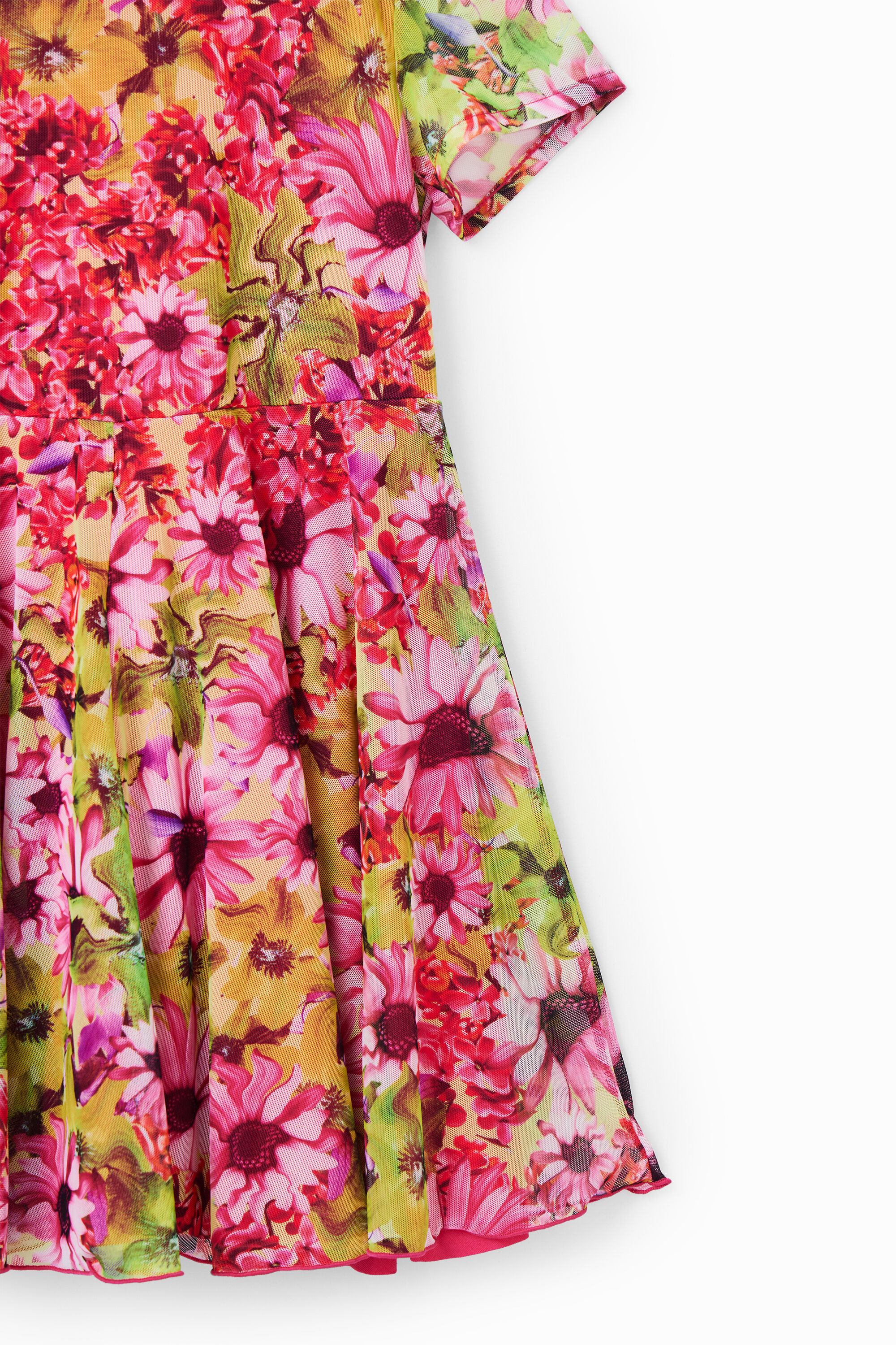 Robe tulle fleurs