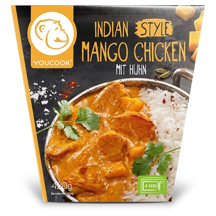 YouCook Fertiggerichte 420 g, Mango Chicken