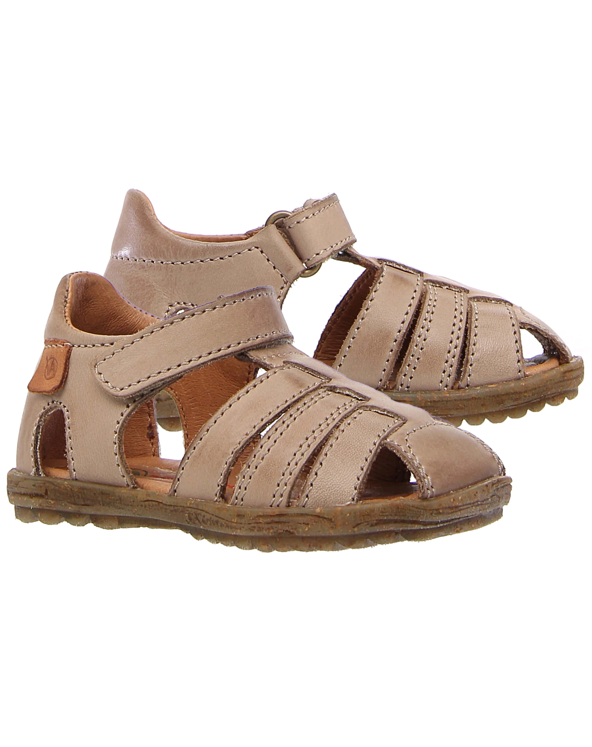 Leder-Sandalen SEE mit Zehenschutz in sand