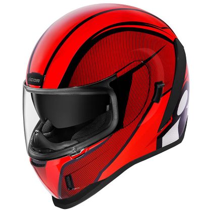 Casque Icon AIRFORM - CONFLUX - Rouge