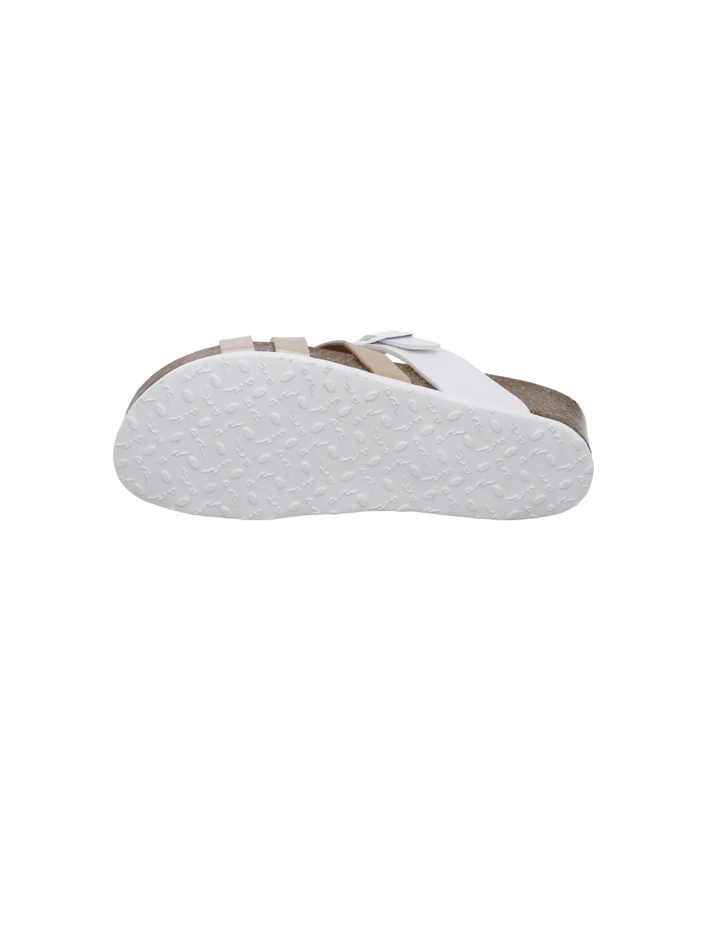 Pantoletten Bali beige weiß