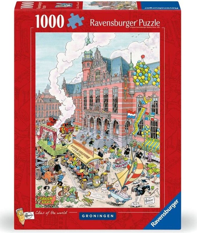 Ravensburger - Fleroux Groningen - Puzzel - 1000 Stukjes - Karton