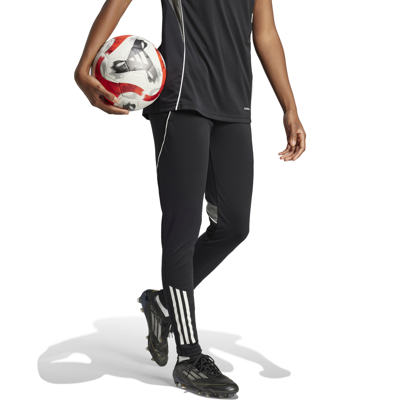 Adidas Tiro 25 Competition Trainingsbroek Dames Zwart Wit Grijs