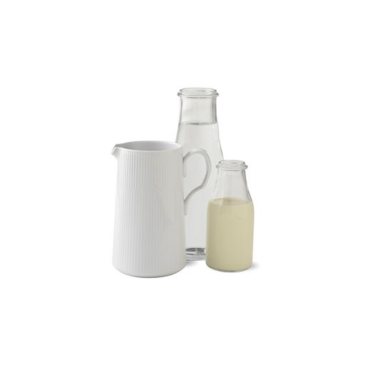 Royal Copenhagen Hvid Riflet Kande, 1,6 L