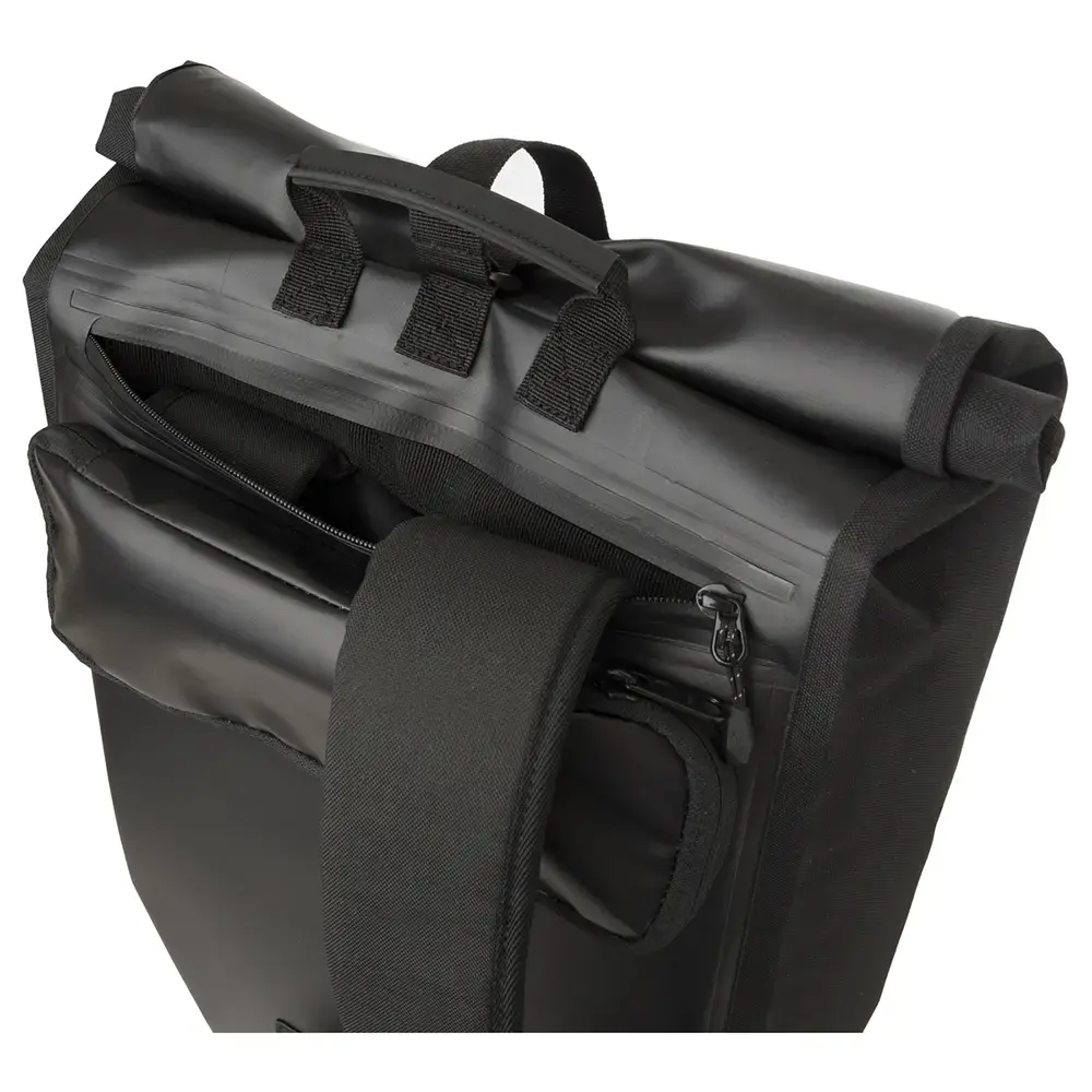 AGU Clean Single Shelter Click'nGo Large 21L Fietstas/Rugzak Zwart