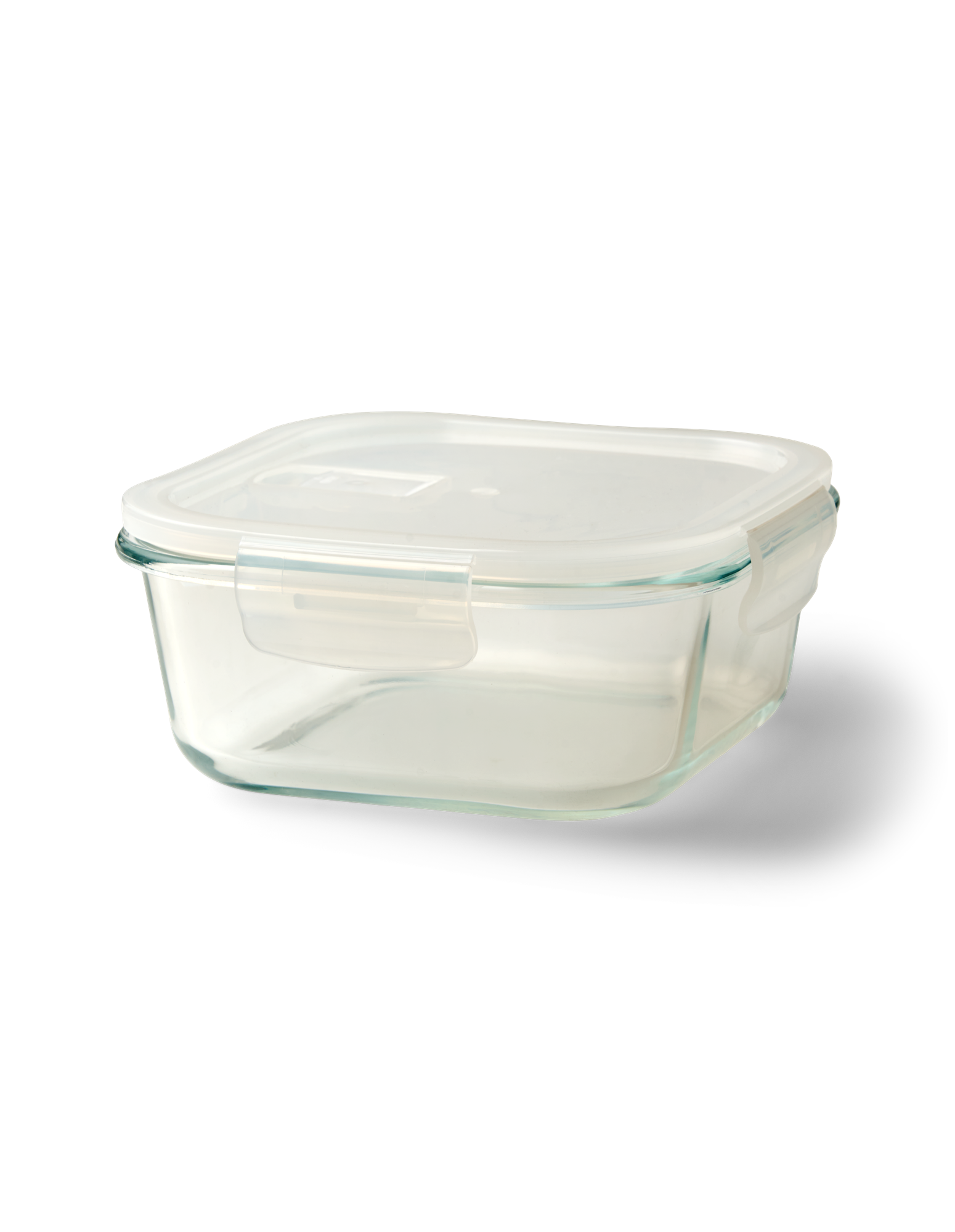 Opbevaringsboks 800 ml | Glas/plastik/silikone. 800 ml. | Clear