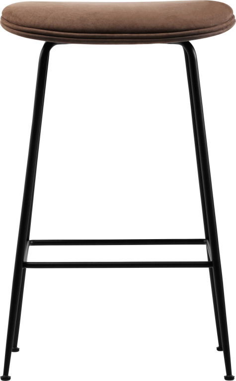 Gubi Beetle barkruk 65cm met zwart onderstel Canvas 614