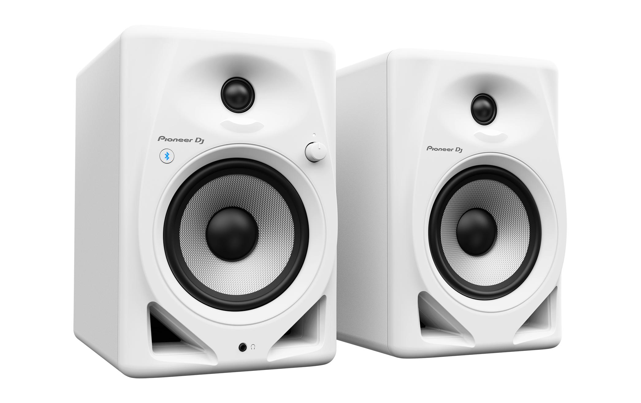 Studiomonitore DM-50D-BT-W Weiss<br>Lautsprecher mit ausgewogenem, druckvollem Bassklang und Bluetooth