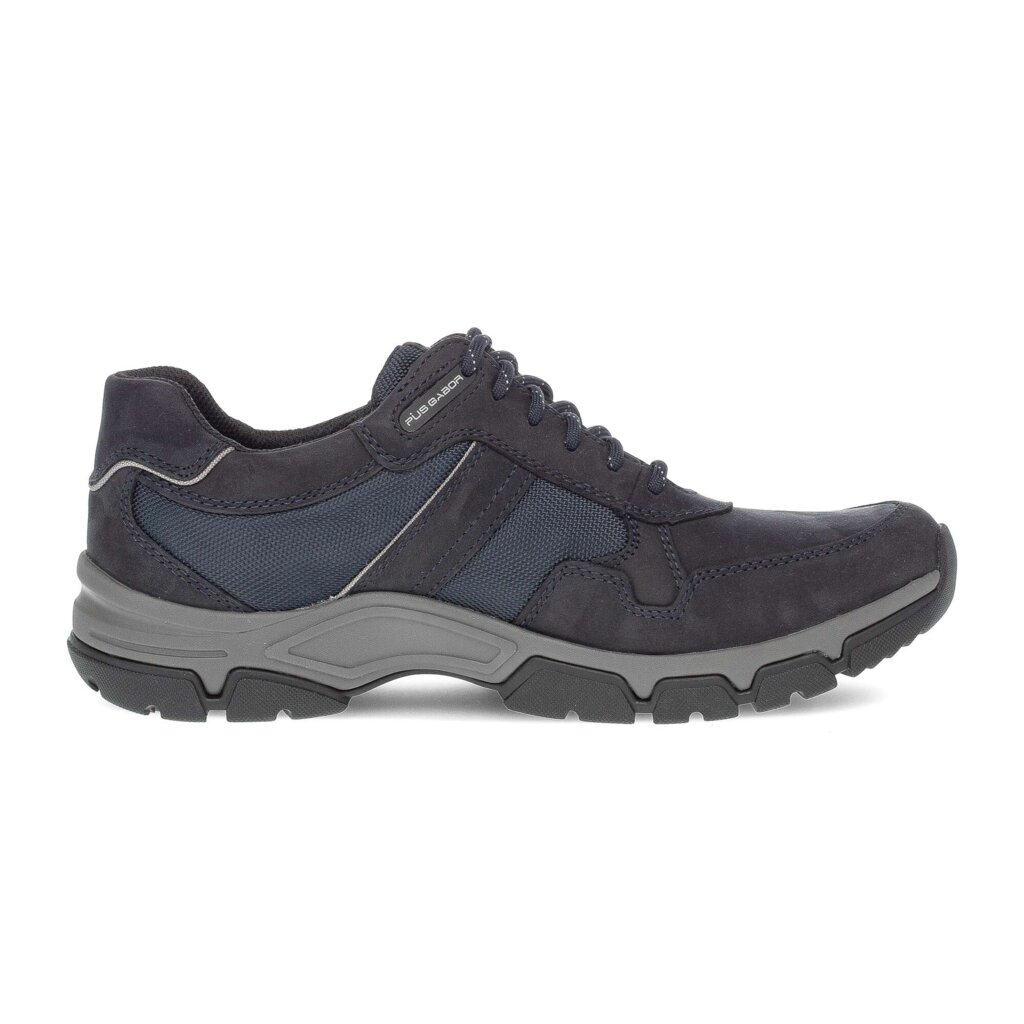Lage sneaker blauw