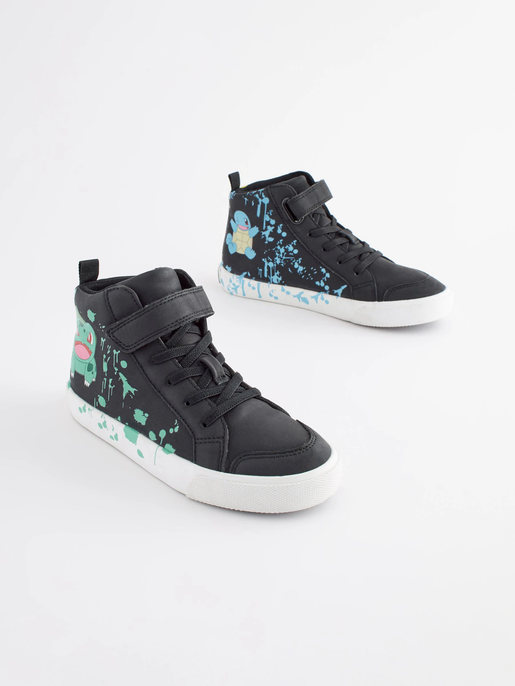 Zwart - Pokémon hoge sneakers met elastische veters