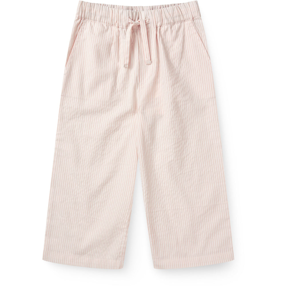 Køb COPENHAGEN COLORS Dusty Rose W Cream Stripe Seersucker Pajama Bukser