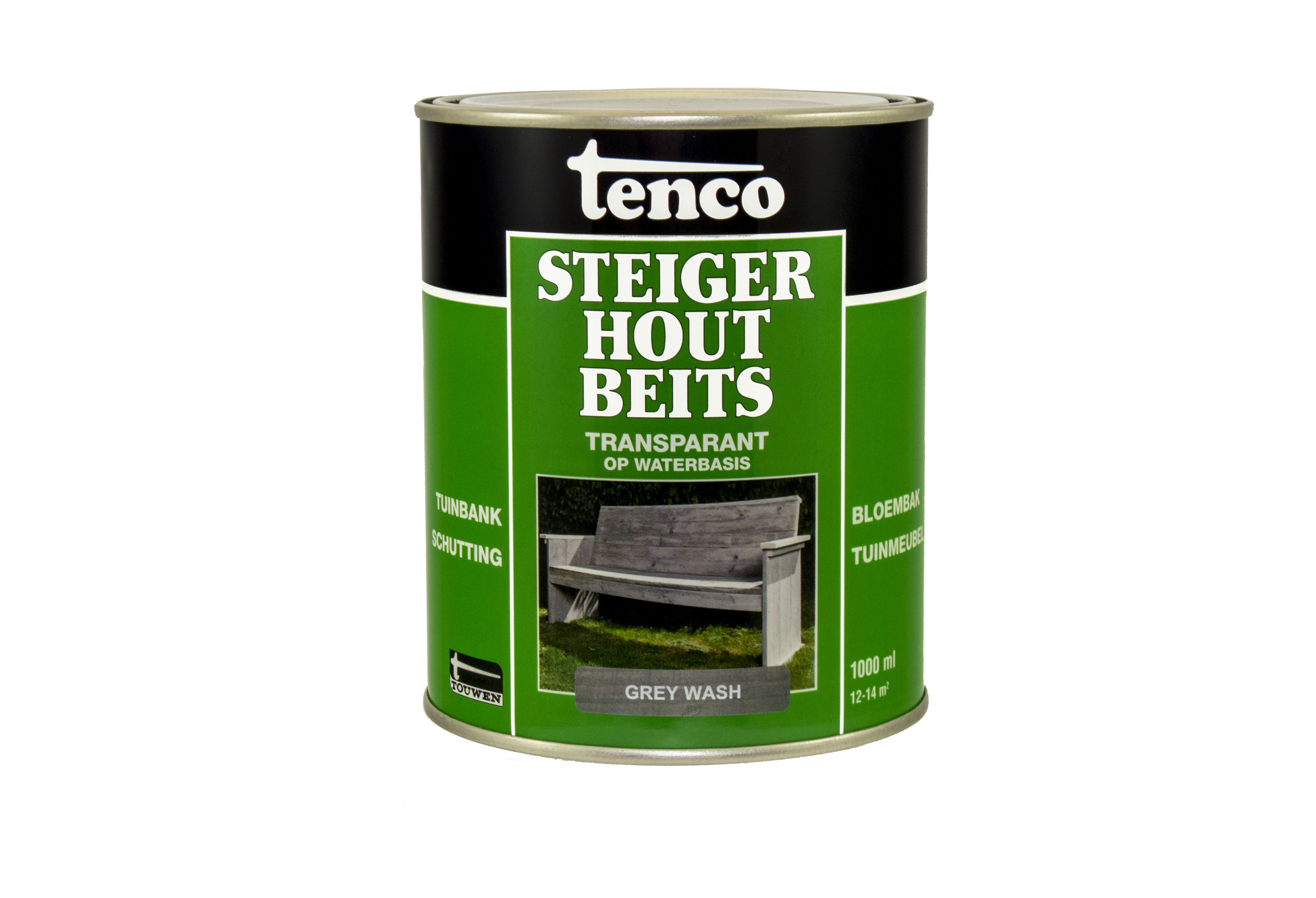 Tenco - Steigerhoutbeits - 1 Liter - Grijs