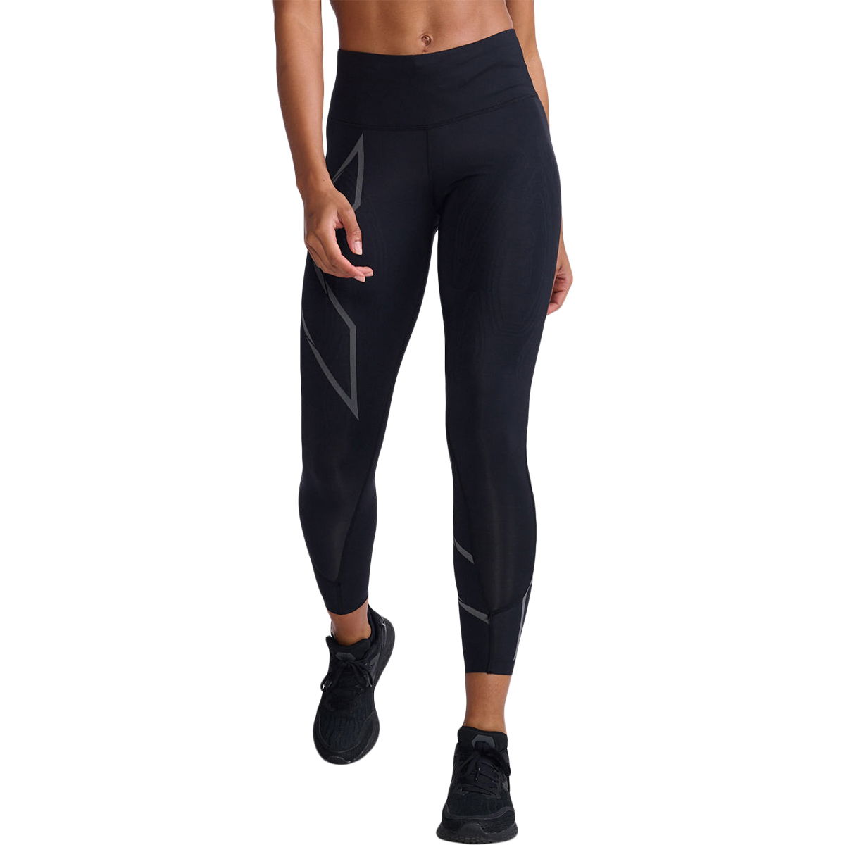 2XU Light Speed Mid-Rise Kompressions Løbetights Dame