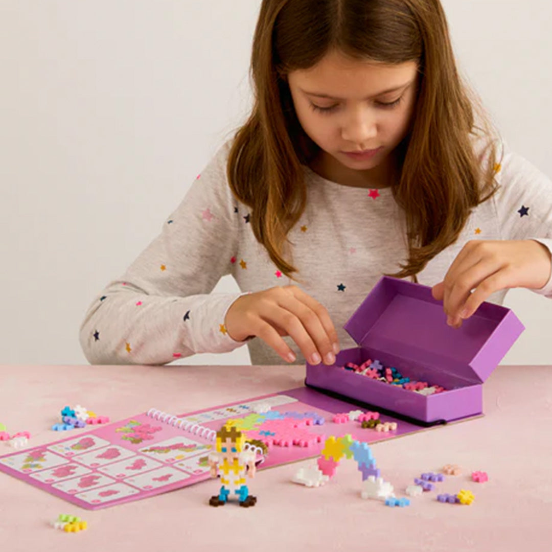 plus-plus bouwstenen met activiteitenboekje - fairytale - 125st