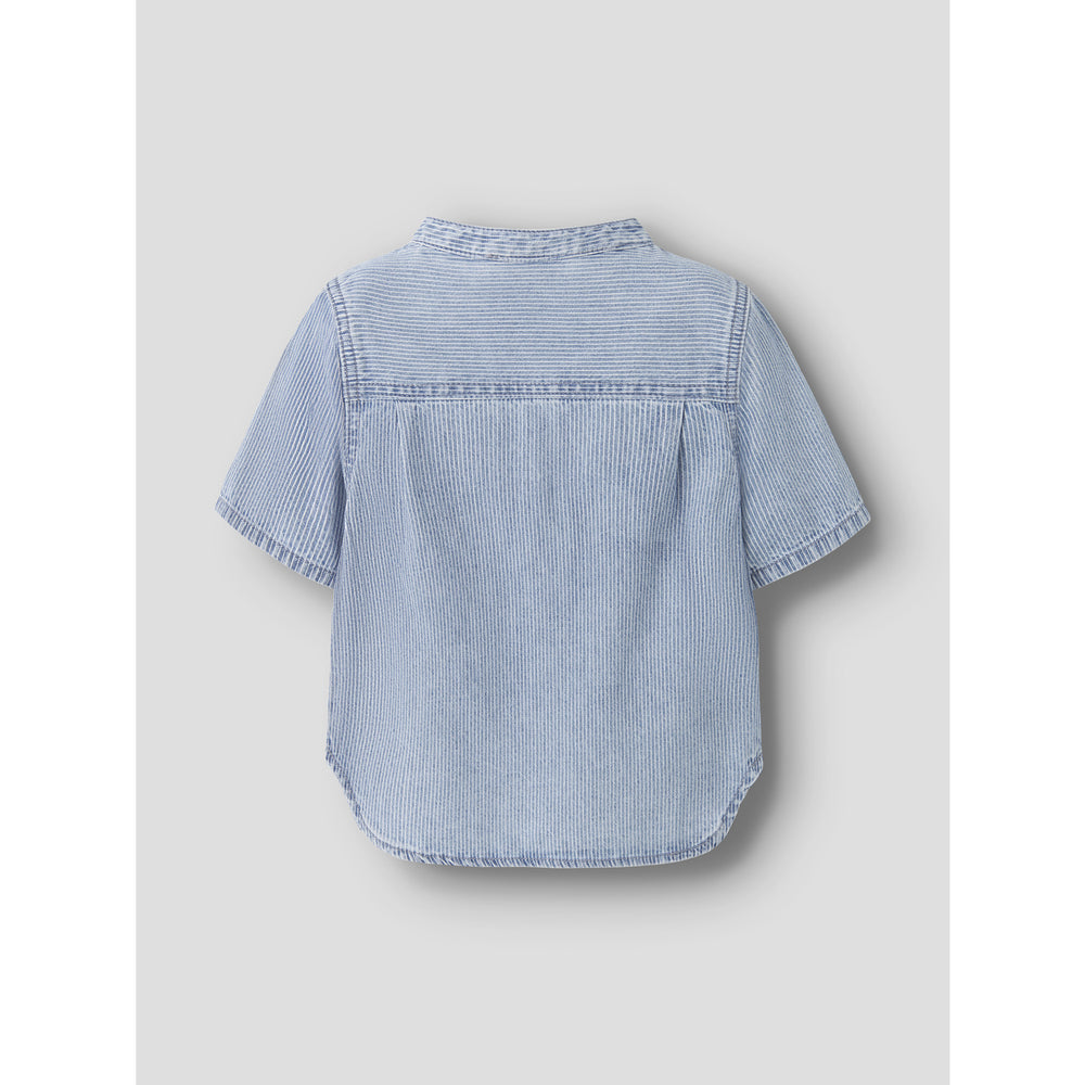 Køb Name It Light Blue Denim Nmmhans Stripe Dnm Ss Skjorte 1910-Ip H
