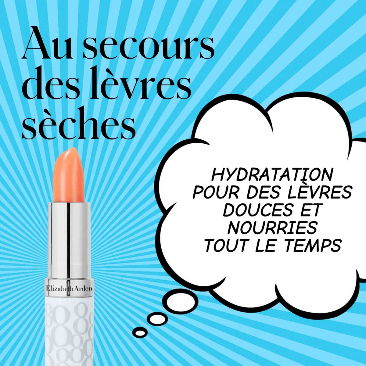 Elizabeth Arden Eight Hour® Cream Baume Protecteur pour Lèvres SPF 15 Édition Limitée Super Pouvoir
