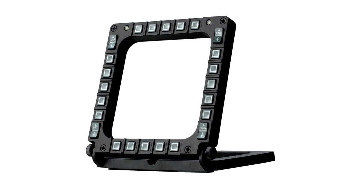 ThrustmasterMFD Cougar Pack instrumentenpaneel  (Zwart, PC)