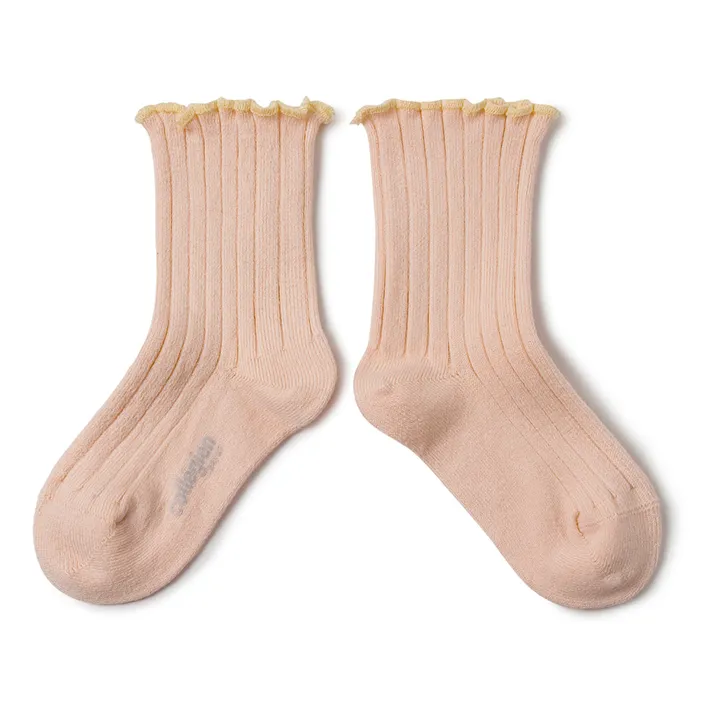 Collégien Chaussettes Delphine | Rose pâle