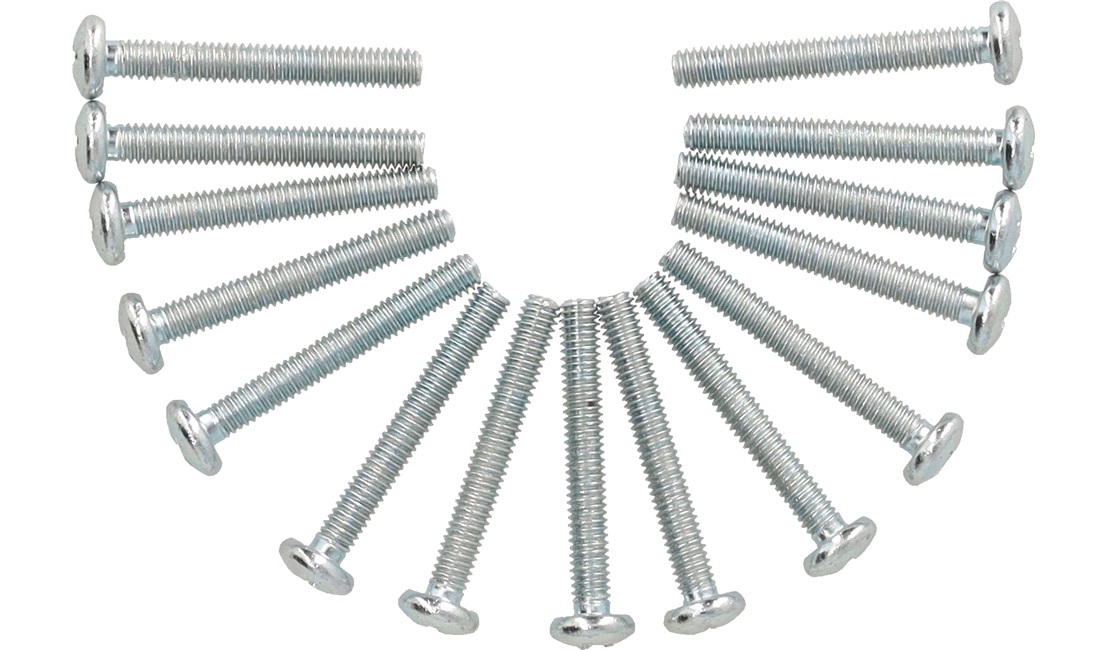 Maskinskruer PH M4x30 mm - 15 stk.