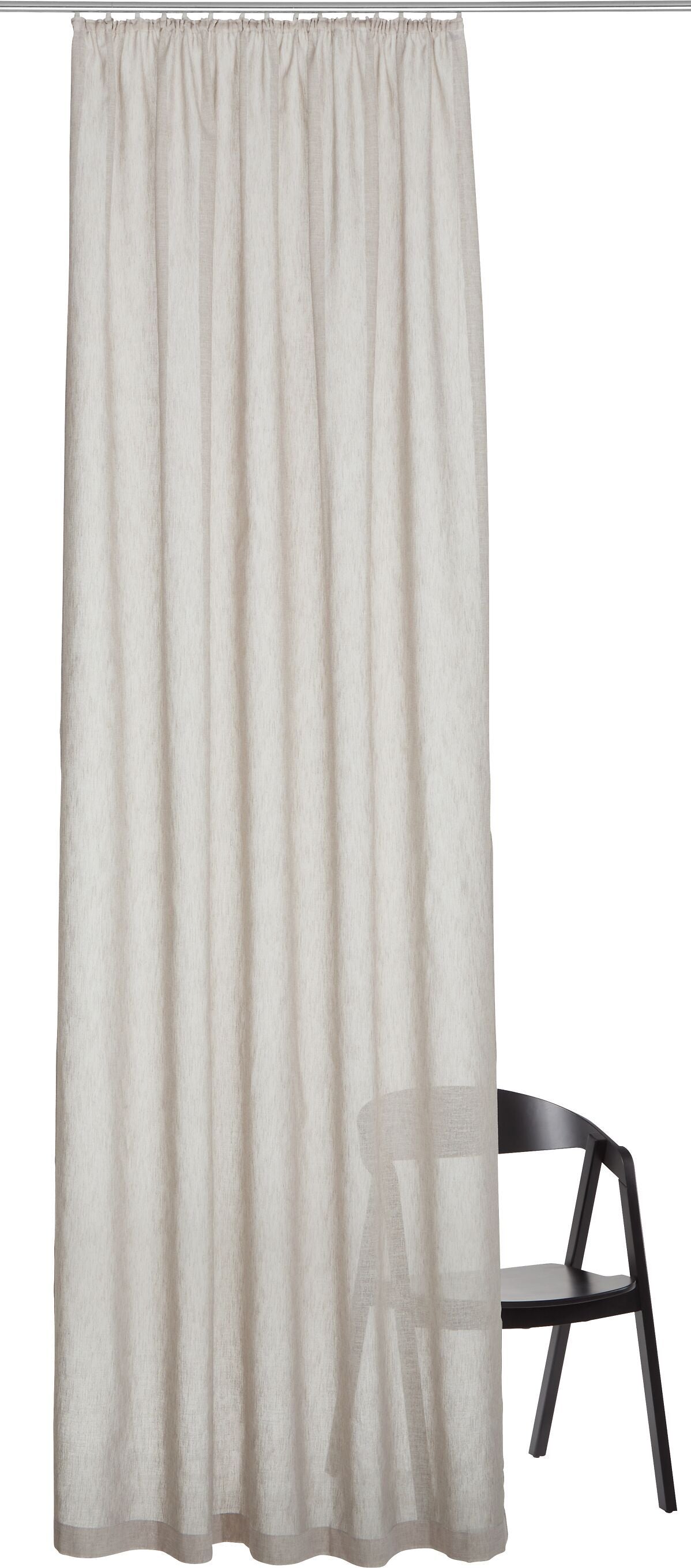 DIMA Fertigvorhang Tag - Beige / B: 150.0 cm x H: 270.0 cm