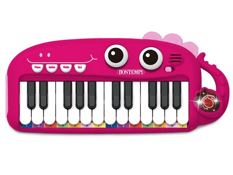 Bontempi Musikinstrument Elektronik-Keyboard pink 24 Tasten Musikalisches Spielzeug