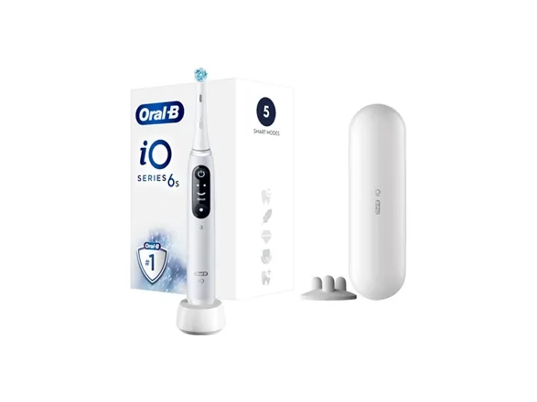 Oral-B iO6 Series elektrisk tandbørste, hvid, 4210201438069