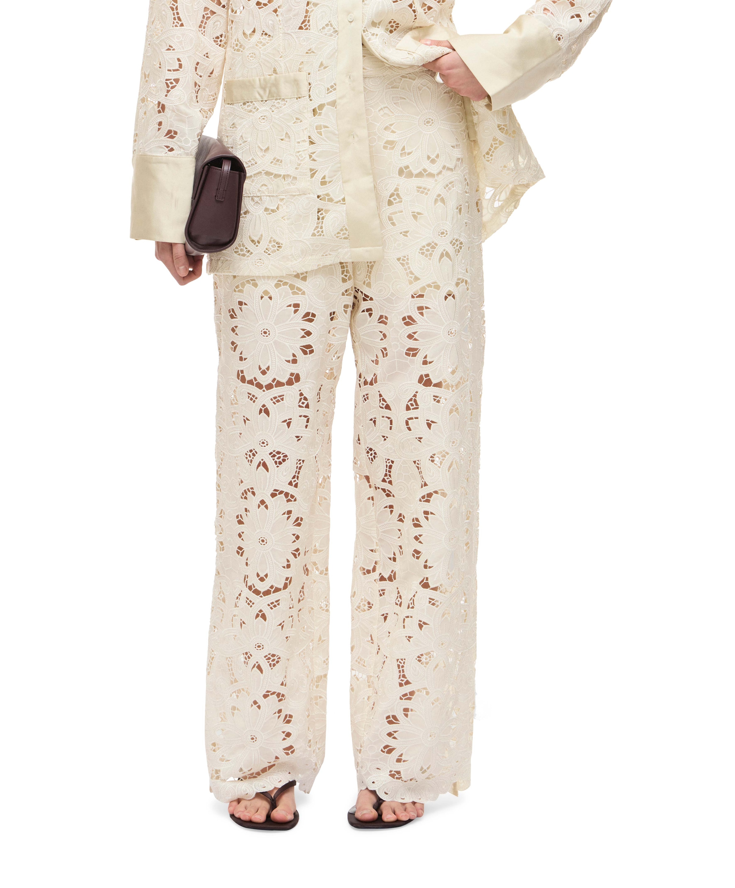 Rouge Edit ROUEMORY HW F/L W/F /1 dames broek beige