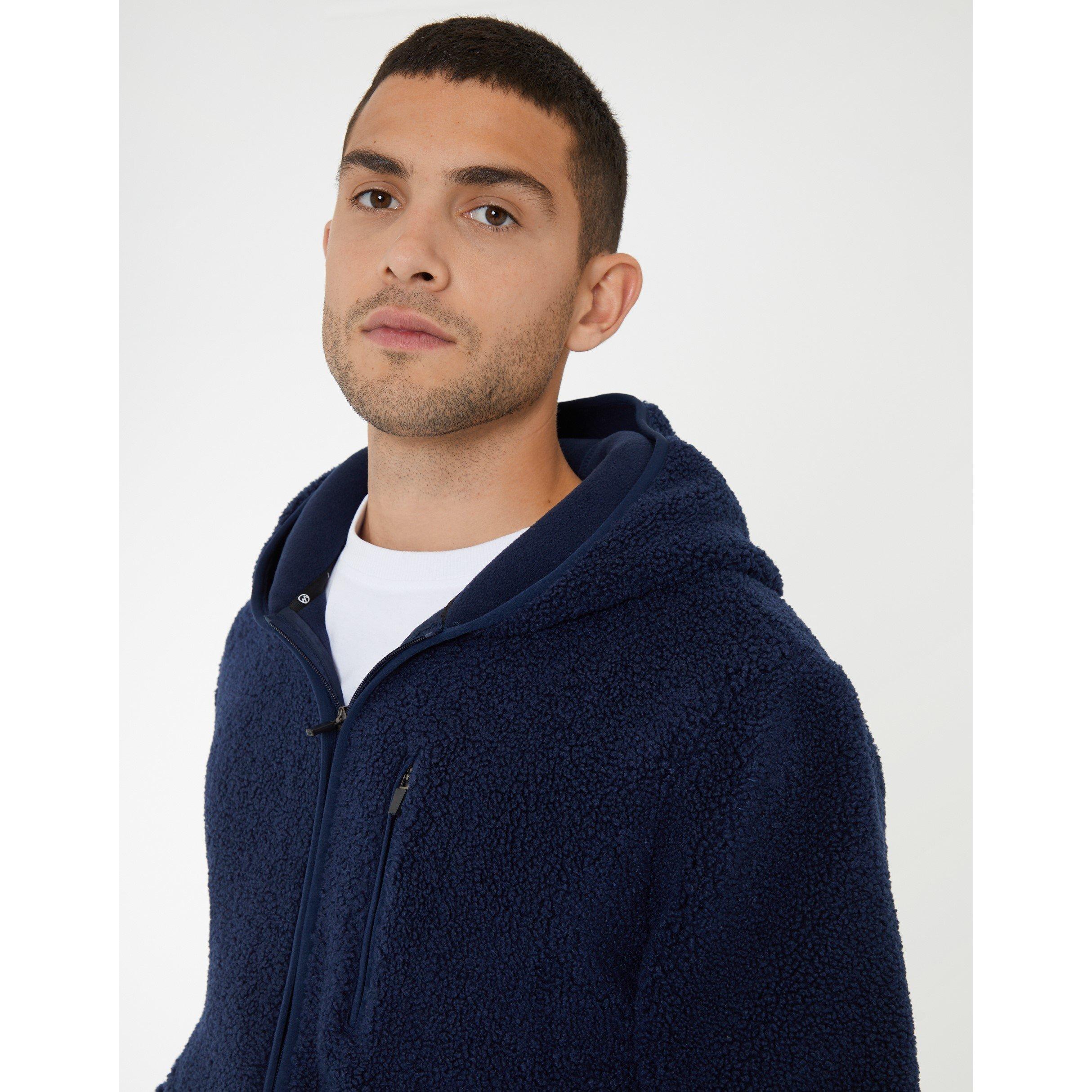 Threadbare Through Borg Hoodie Mens