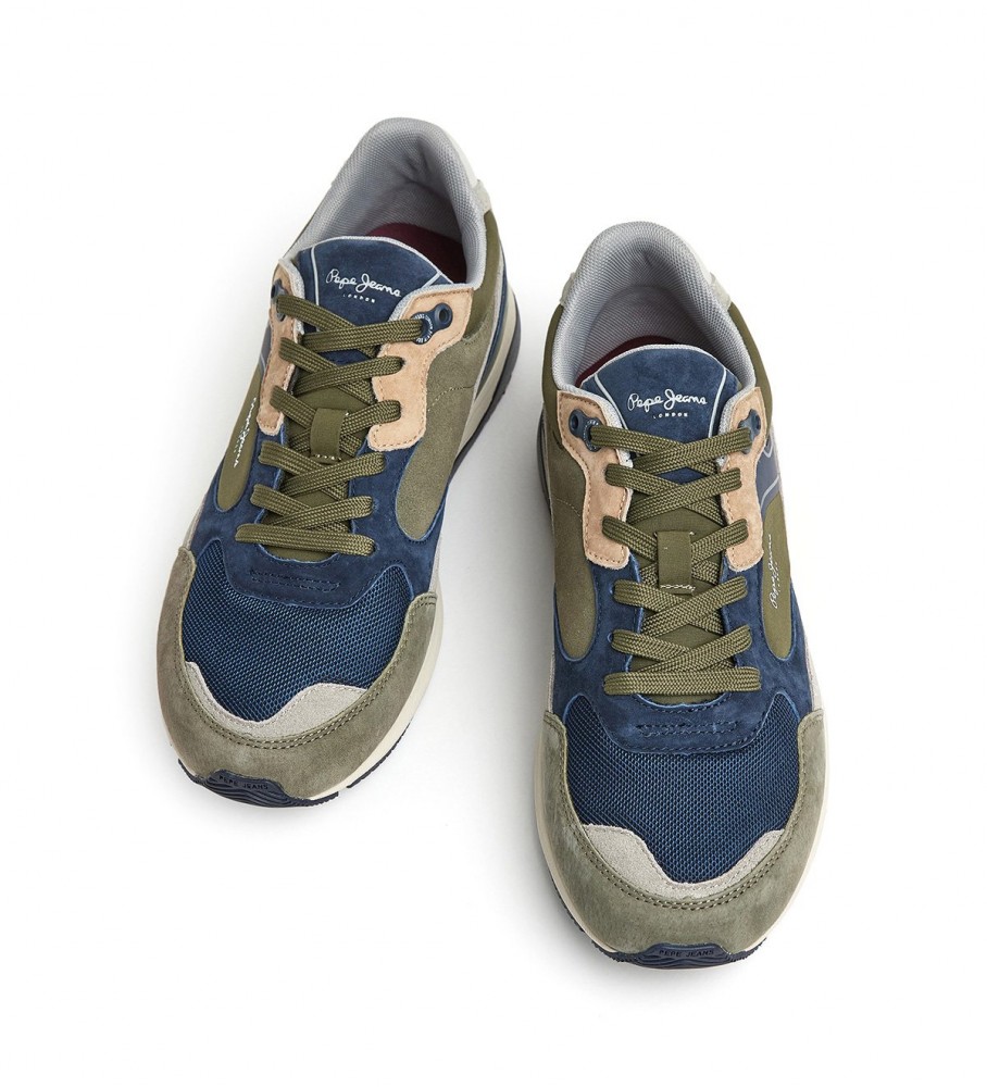 Tênis Pepe Jeans London Pro Advance Multicolor em Couro