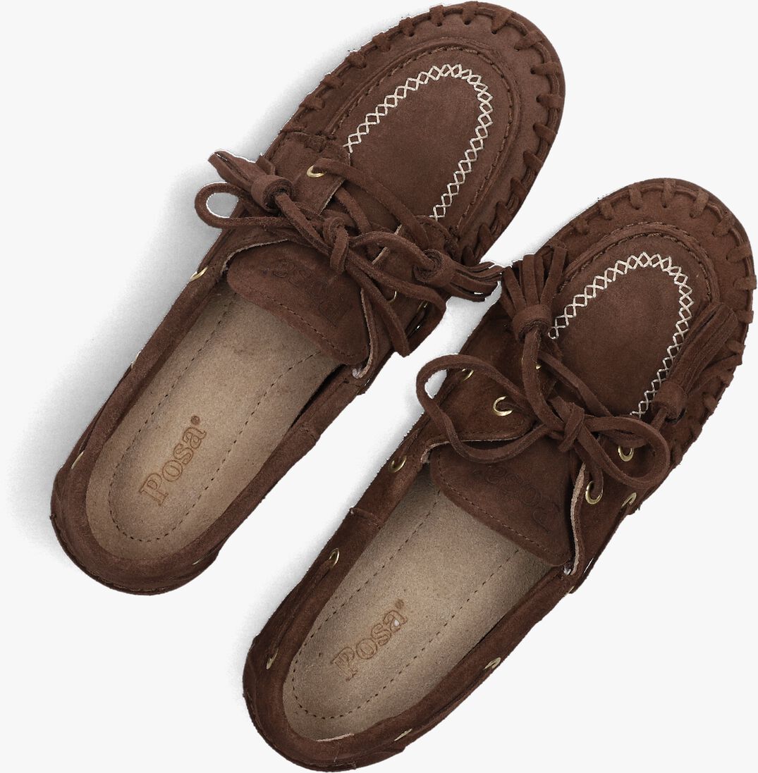 bruine posa mocassins boat loafer fringe