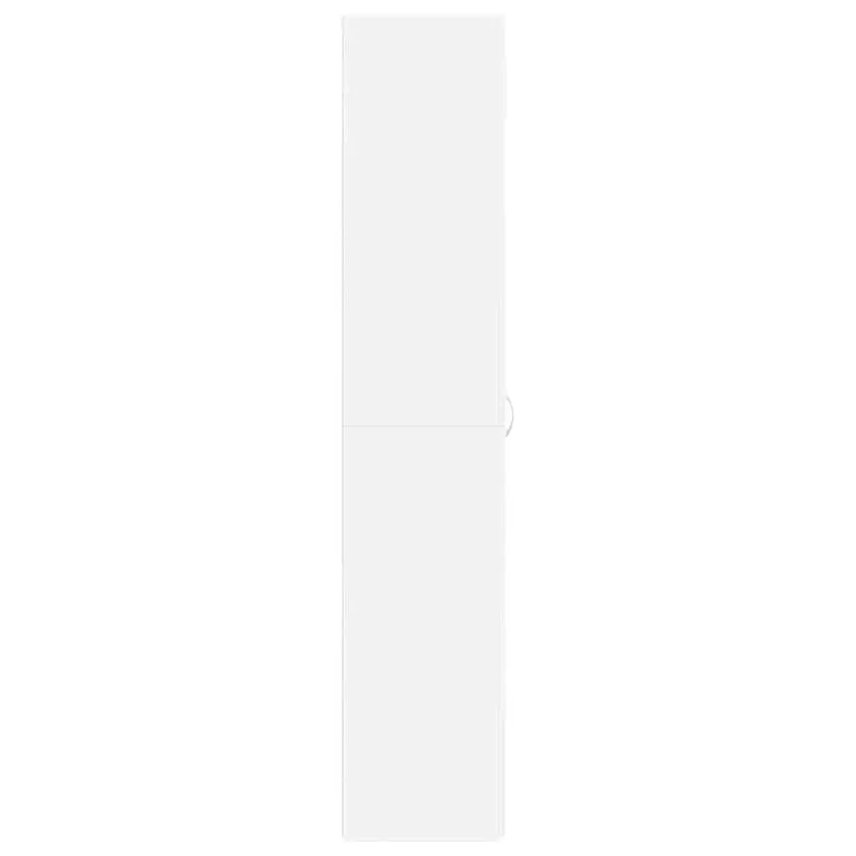 vidaXL - Hoge Schoenenkast met 6 planken 12 paar - Wit - 80x35,5x180 cm