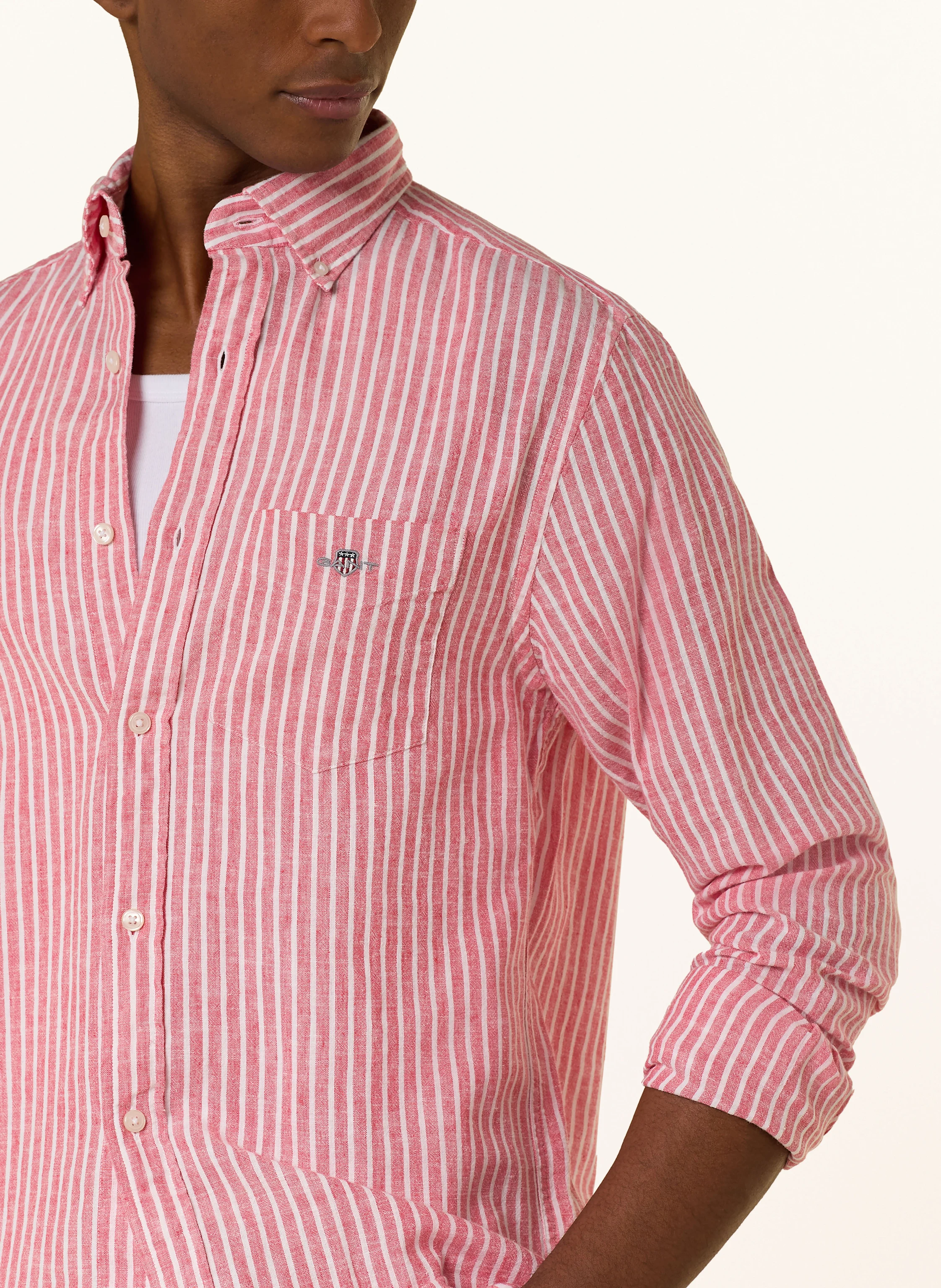 GANT Hemd Regular Fit mit Leinen