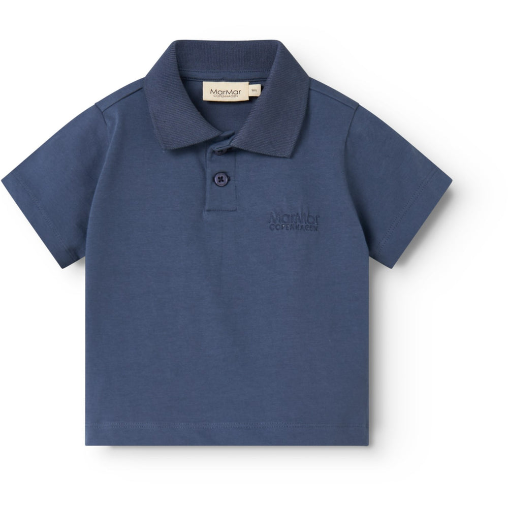 Køb MarMar Cotton Jersey Vintage Blue Tad Polo T-shirt