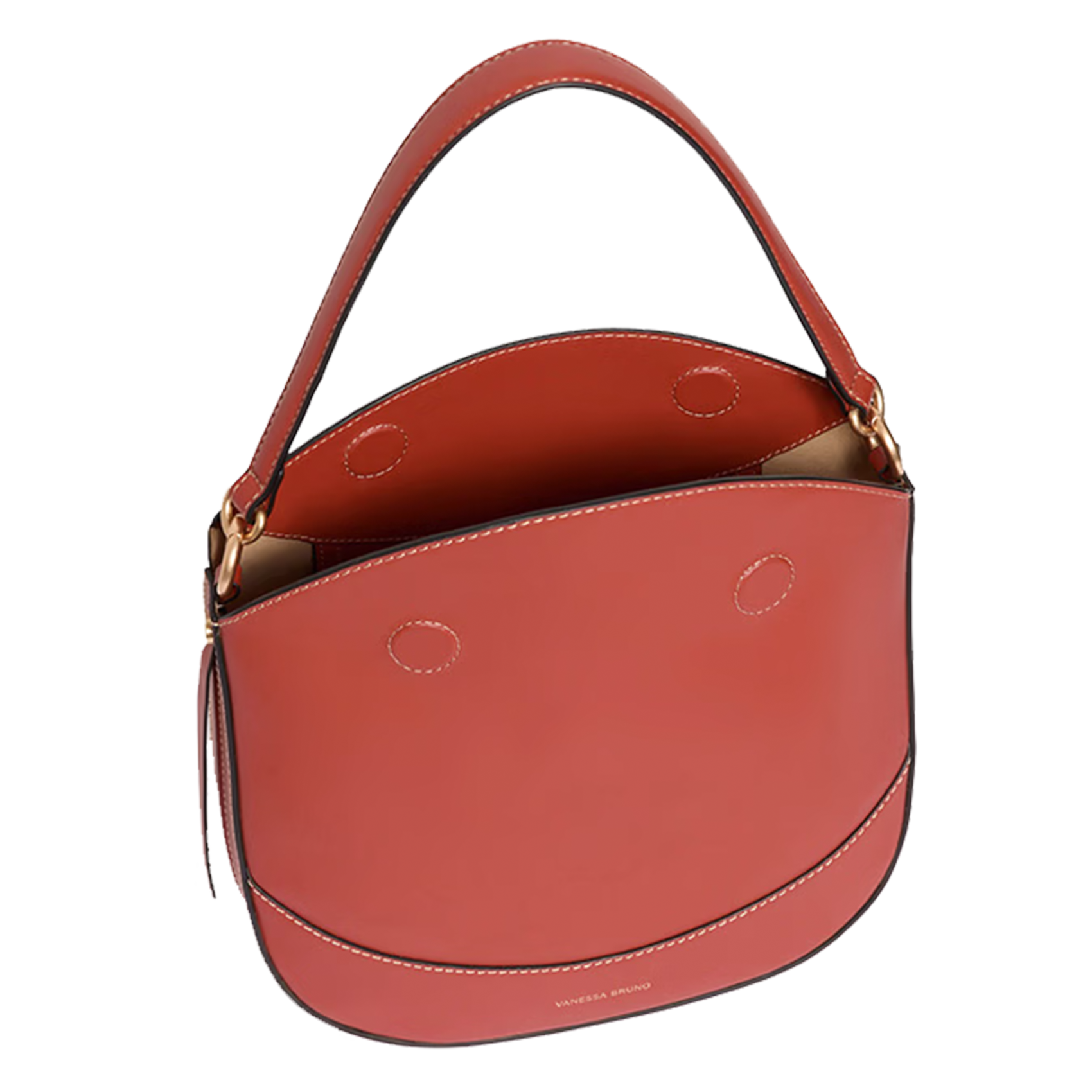 DAILY BAG MM - Sac porté épaule en cuir | Marron