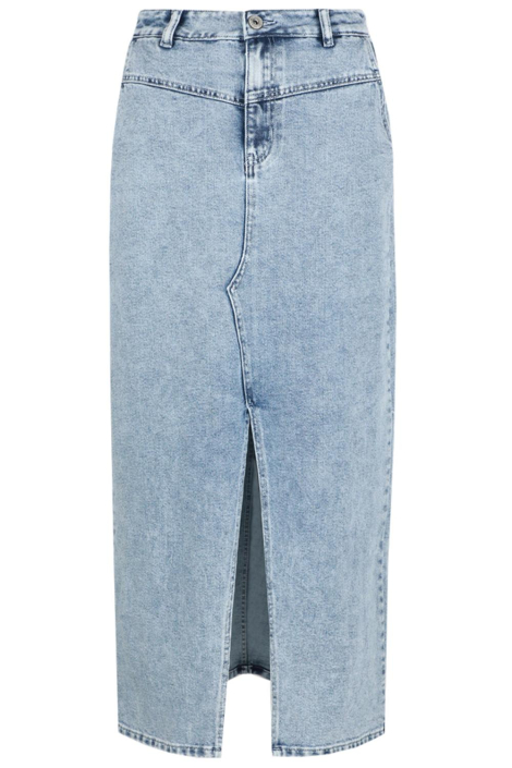 Fluresk blauwe dames rok