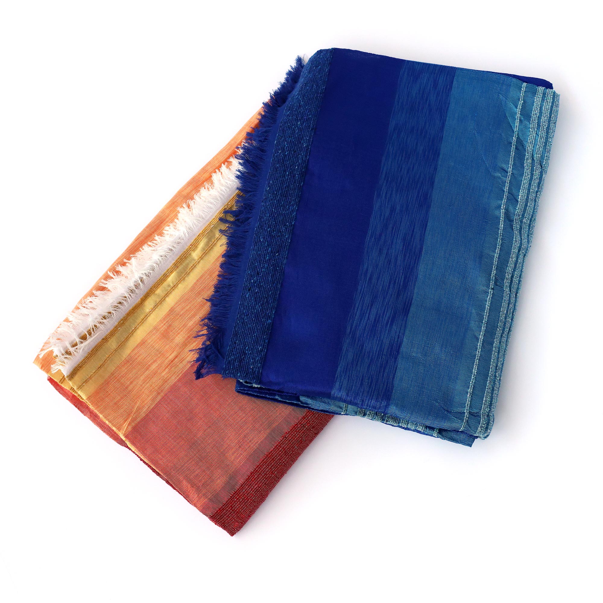 Decke aus Sabra 'Cobalt', blau, B 300 cm, L 200 cm von fischer's lagerhaus