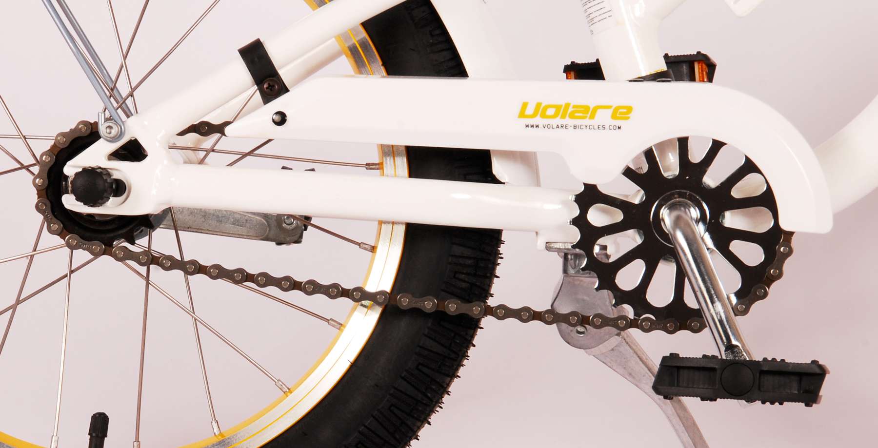 Kinderfahrrad Miracle Cruiser für Mädchen 16 Zoll Kinderrad in Weiß