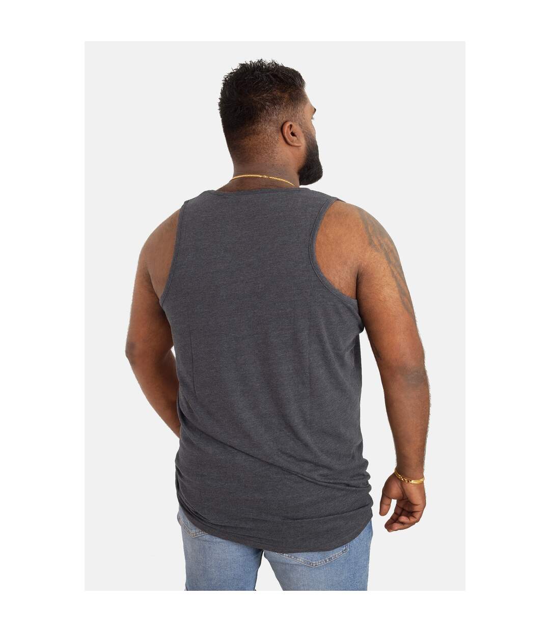 Duke - Débardeur FABIO - Homme (Grande taille) (Gris foncé) - UTDC172