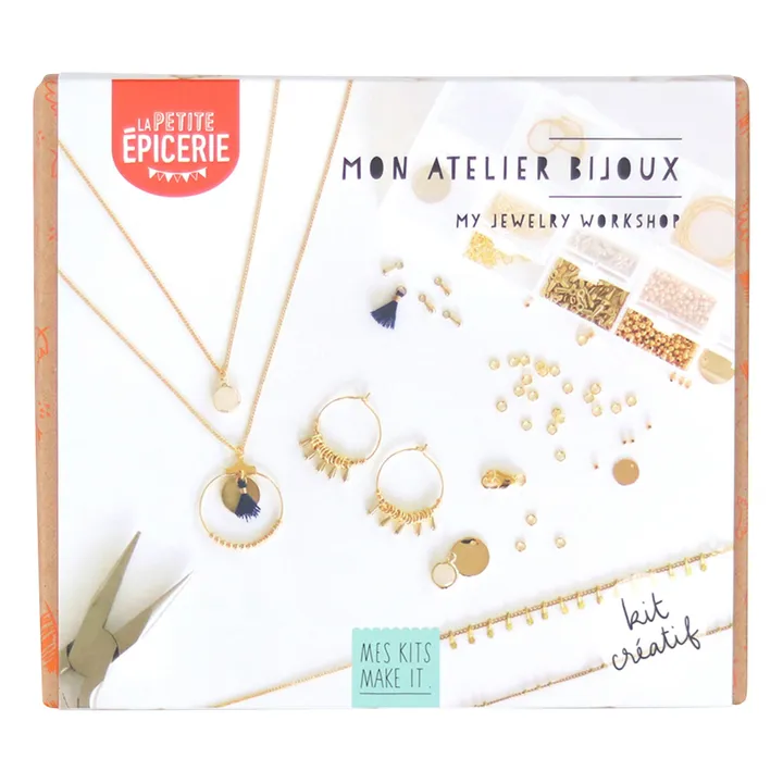 La Petite Épicerie Kit Diy Mon atelier bijoux | Doré
