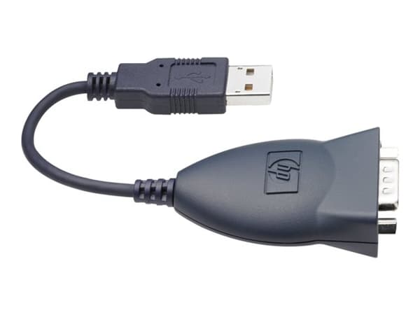 HP - Seriell adapter - USB - RS-232 x 1 - svart - for HP 34, Z1 G9; Elite 600 G9, 800 G9, t655; Pro 260 G9, 400 G9, t550; ProOne 440 G9