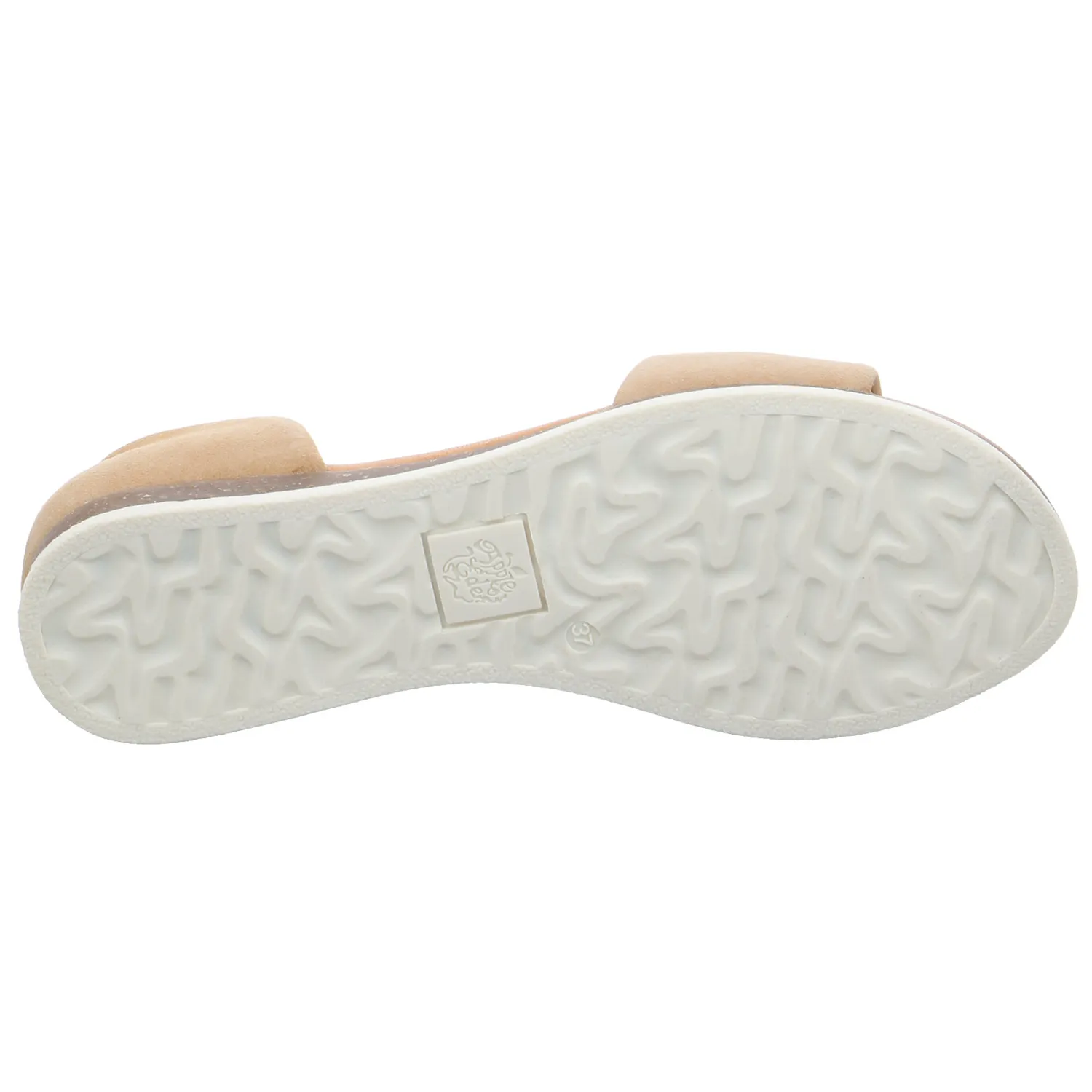 APPLE OF EDEN Sandalette Beige Leder