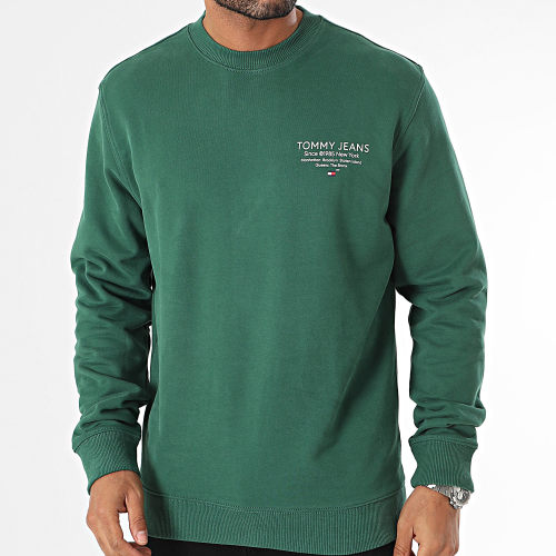 Sweat Crewneck Regular Essential Graphic 8404 Vert