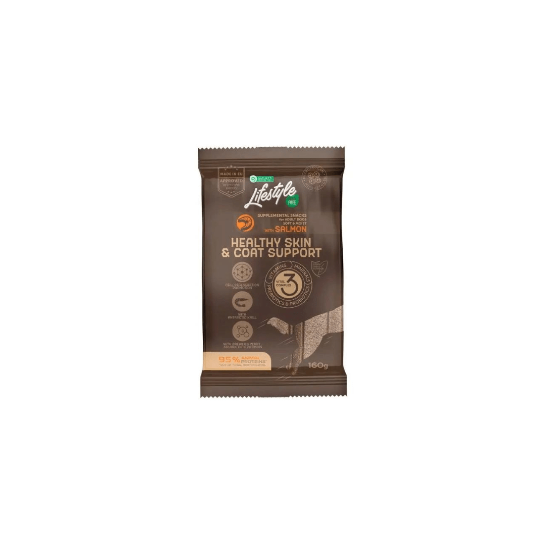 Nature's Protection Snack Lifestyle Pele e Pelagem para Cães 160g